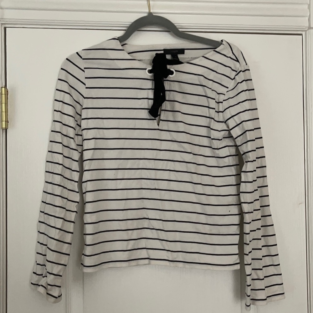 J.Crew now striped top